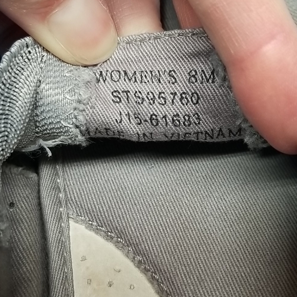 Sperry Top Sidder Gray Canvas Slip On - Picture 7 of 7